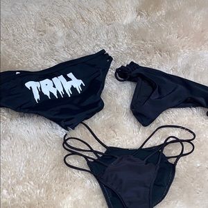 Black bikini bottoms